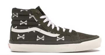 Vans Sk8-Hi WTAPS Olive Crossbones