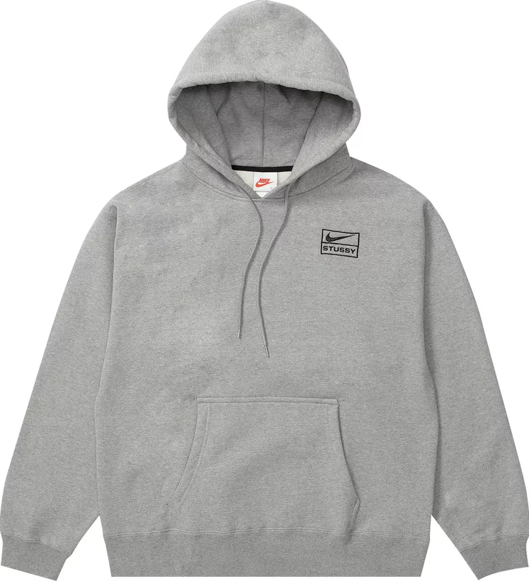 Nike x Stussy Hoodie Grey