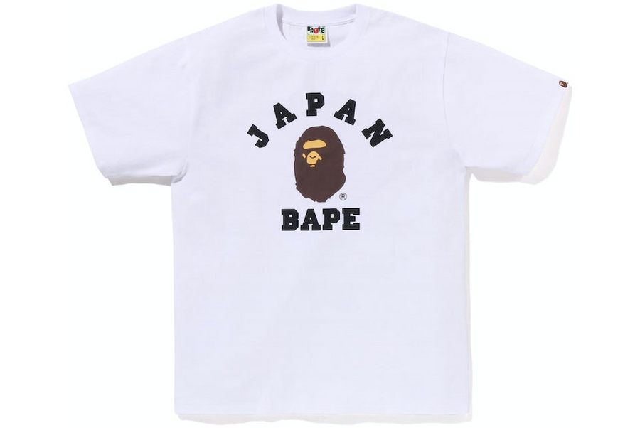 BAPE Japan College City Tee White