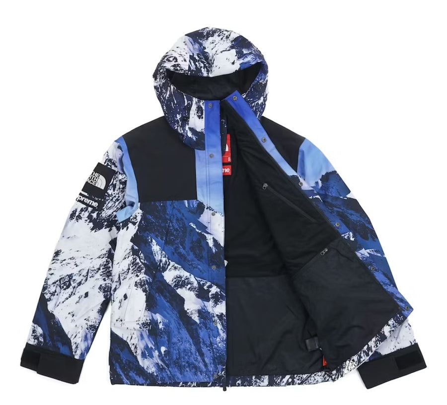 Supreme The North Face Mountain Parka Blue/White