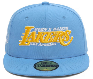 Born X Raised Lakers Showtime New Era Baby Blue