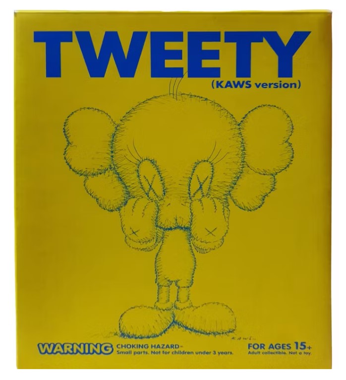 KAWS Tweety Vinyl Figure Yellow