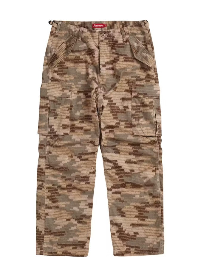 Supreme Cargo Pant Tan Camo (WORN)