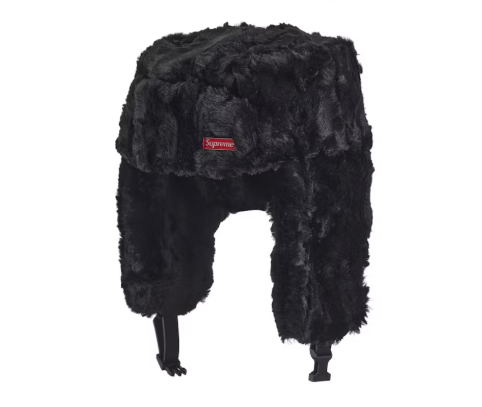Supreme Furry Ushanka Black
