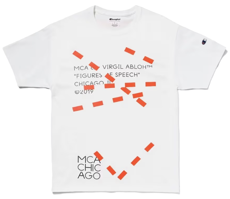 Virgil Abloh MCA Figures of Speech Tee White (WORN)