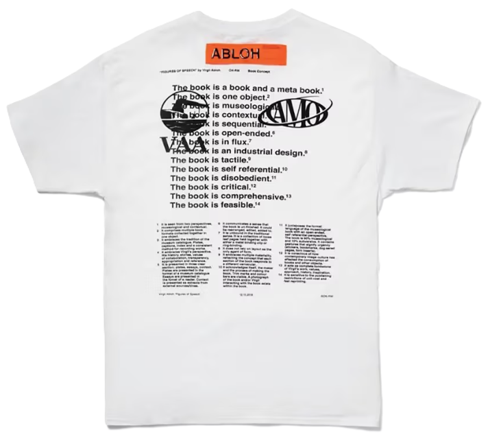 Virgil Abloh MCA Figures of Speech Tee White (WORN)