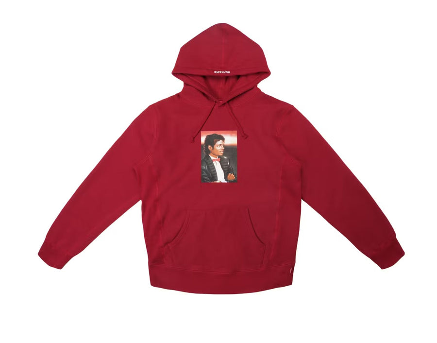 Supreme Michael Jackson Hooded Sweatshirt Cardinal (NDS)