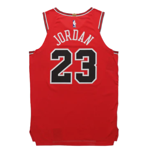 NBA Chicago Bulls Michael Jordan Icon Edition Authentic Jersey Red