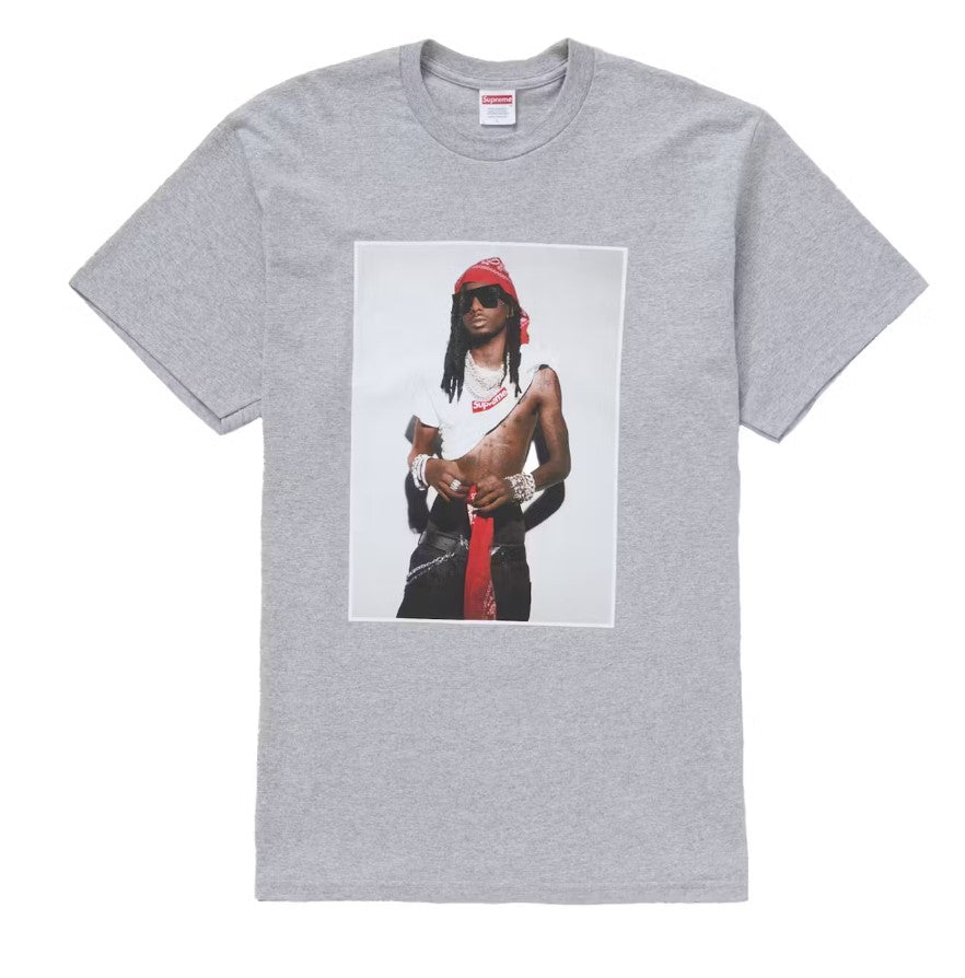 Supreme Playboi Carti Tee Grey