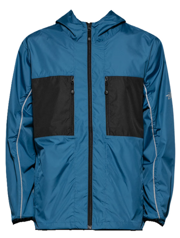 Stussy 3M Nylon Paneled Jacket Blue