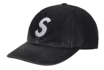 Supreme Cordura Denim S Logo 6-Panel Black