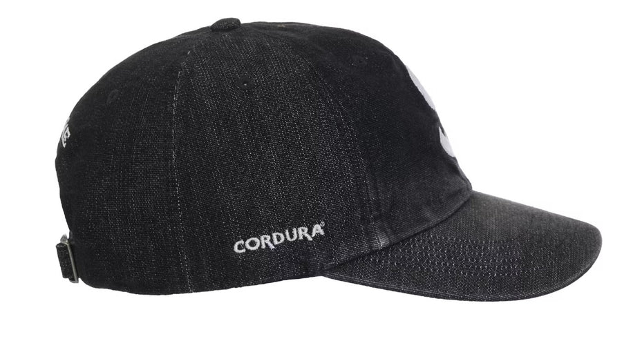 Supreme Cordura Denim S Logo 6-Panel Black