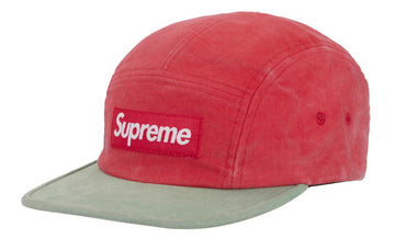 Supreme 2-Tone Moleskin Camp Cap Red
