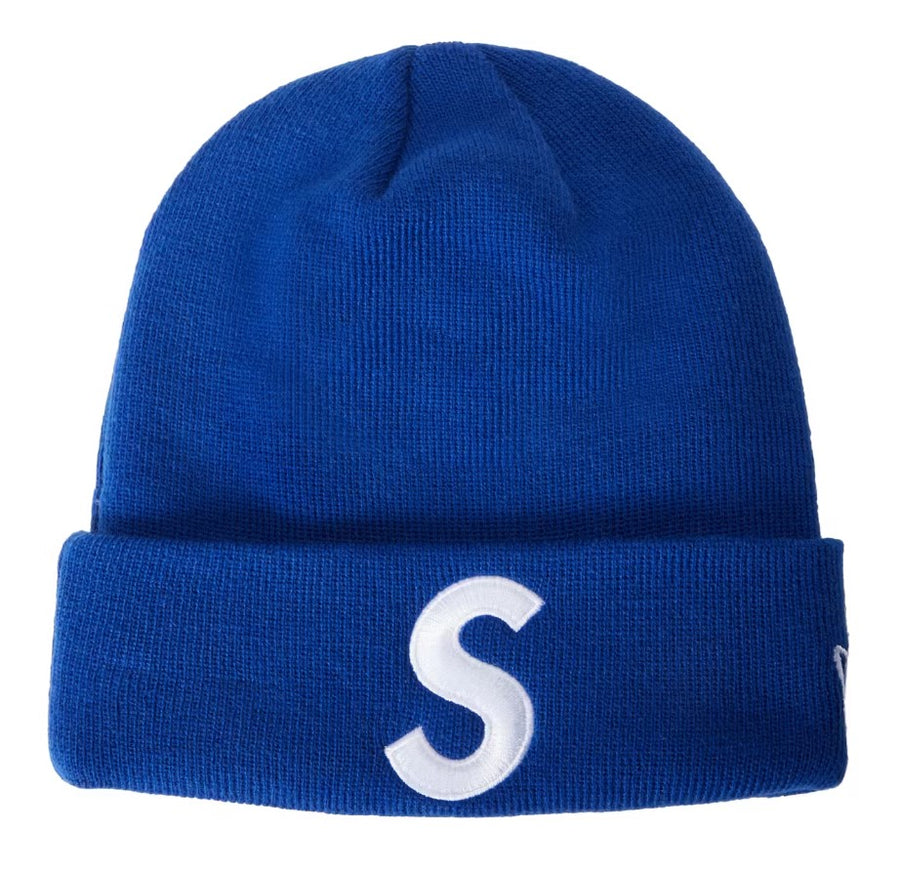 Supreme New Era S Logo Beanie (FW24) Royal