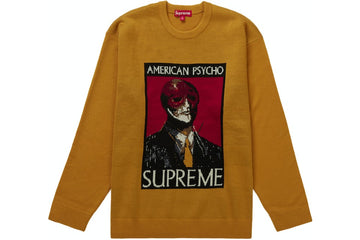 Supreme American Psycho Sweater Yellow