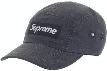 Supreme Distressed Ripstop Camp Cap Black