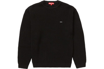 Supreme Open Knit Small Box Sweater Black