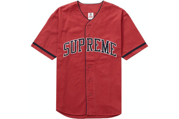 Supreme Timberland Baseball Jersey Red