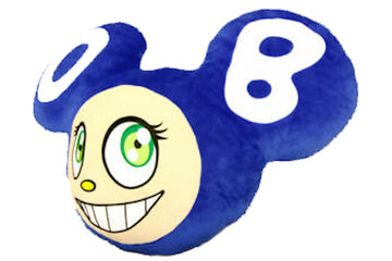 Takashi Murakami DOB Face Pillow Blue