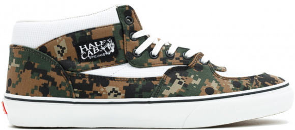 Vans Half Cab Supreme x CDG Digi Camo Olive (WORN)