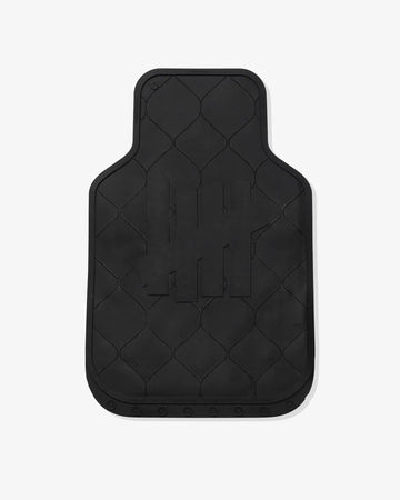 Undeafeated Quilted Car Mats Black