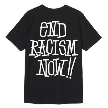 Stussy End Racism Tee Black