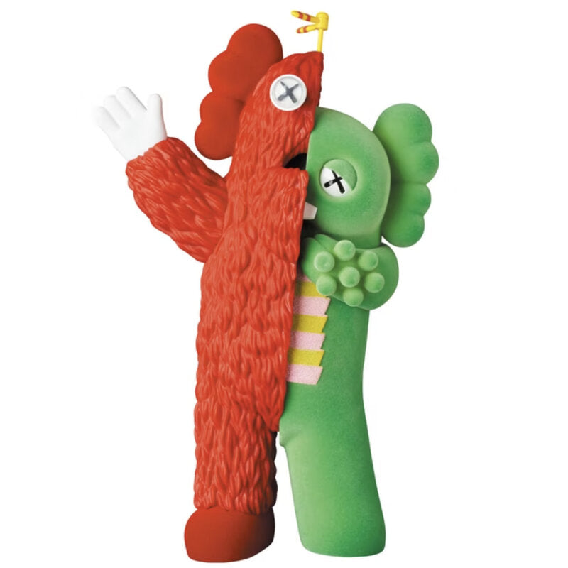 KAWS KACHAMUKKU Vinyl Figure Green/Red