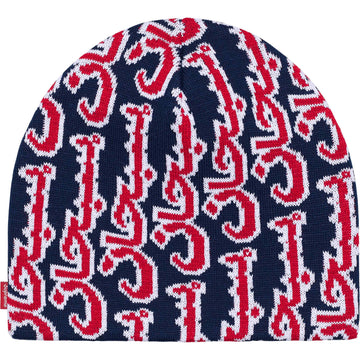 Supreme Arabic Jacquard Beanie Navy