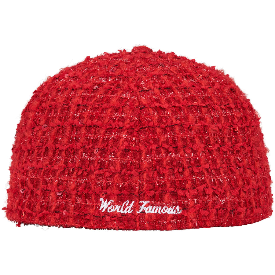 Supreme Boucle Box Logo New Era Fitted Hat Red