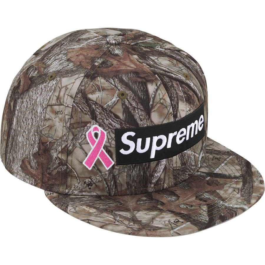 Supreme Breast Cancer Box Logo New Era Fitted True Timber