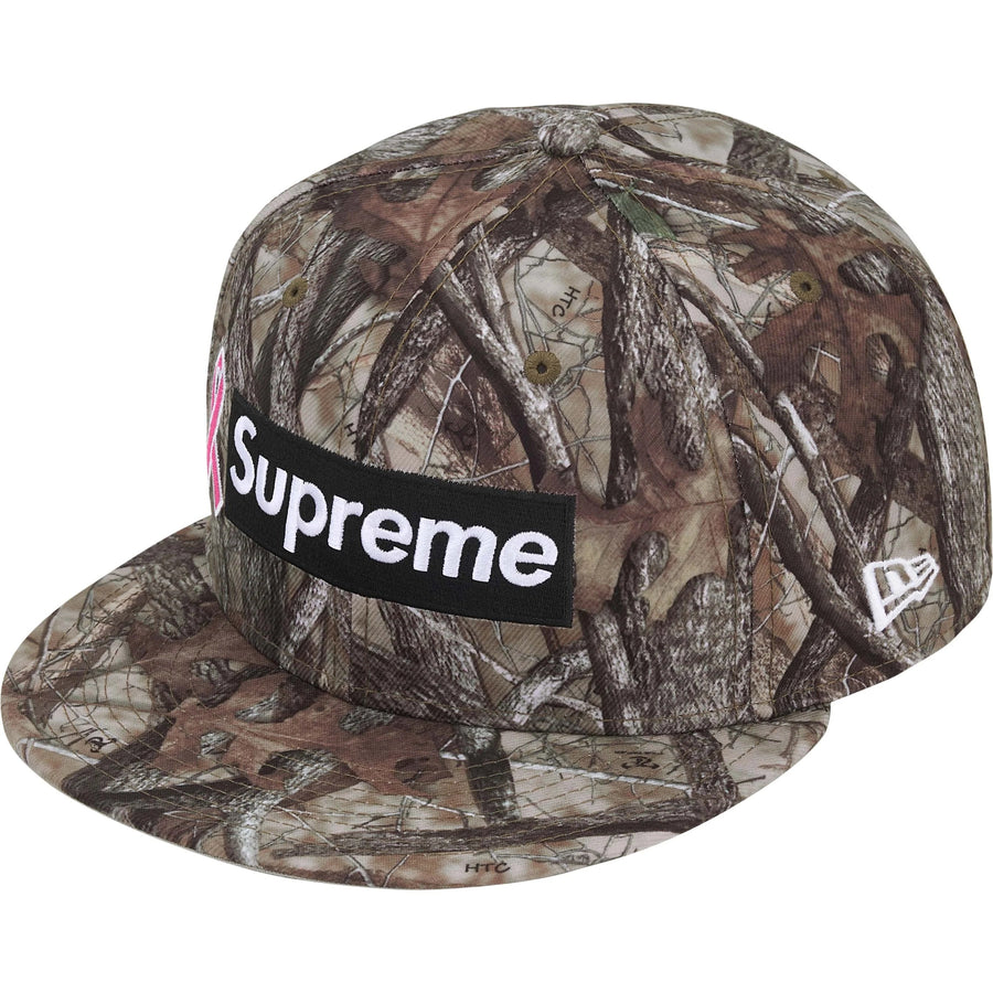 Supreme Breast Cancer Box Logo New Era Fitted True Timber