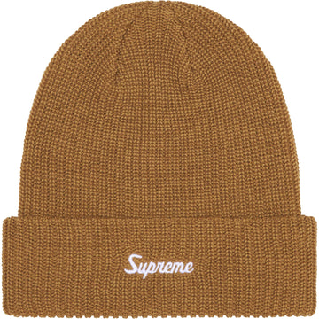Supreme Loose Gauge Beanie Light Brown
