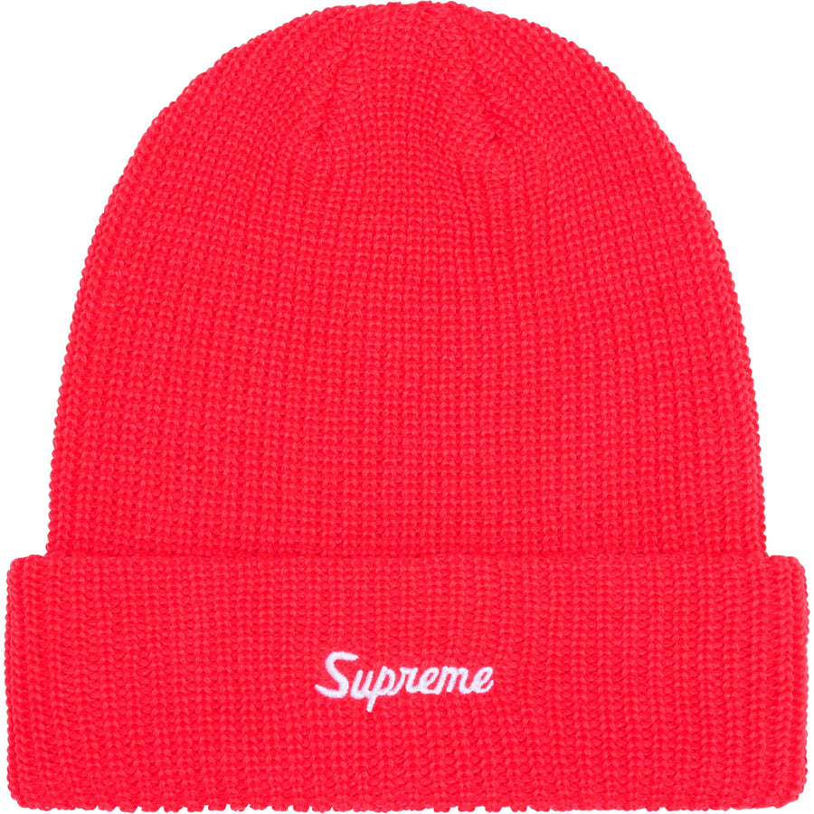 Supreme Loose Gauge Beanie Pink