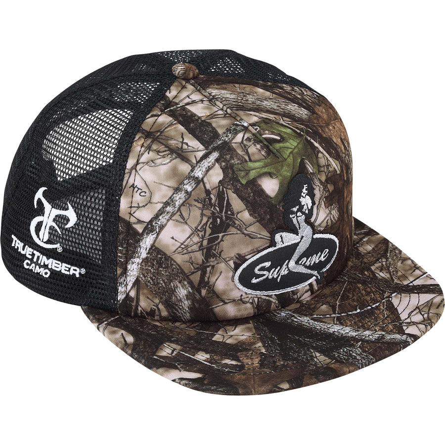 Supreme Pinup Mesh Back 5-Panel Cap Olive Camo