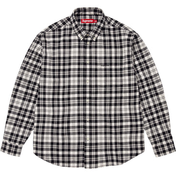 Supreme Plaid Flannel Shirt White