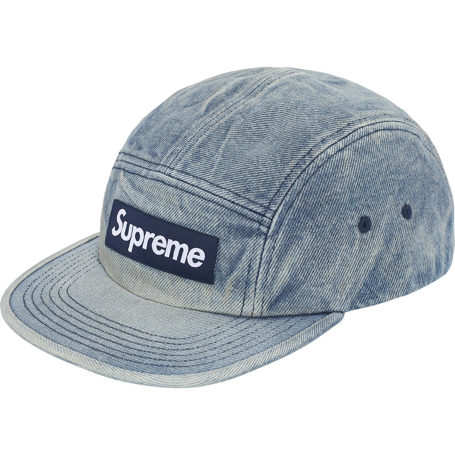 Supreme Washed Chino Twill Camp Cap Washed Indigo