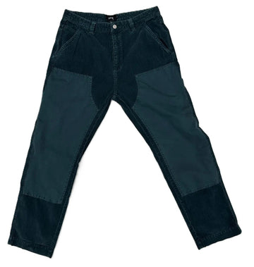Stussy Corduroy Double Ruck Knee Pant Dark Teal (WORN)