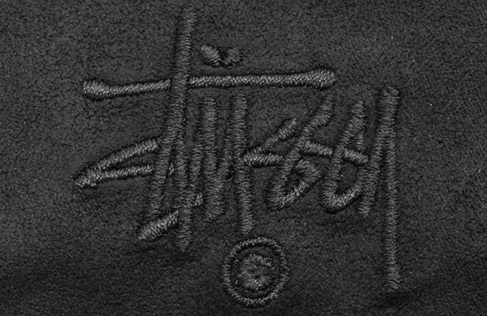 Stussy Micro Suede Work Shirt Black