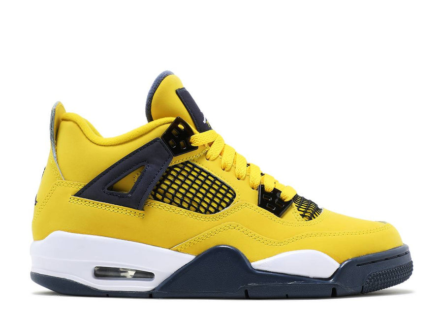 Jordan 4 Lightning (2021) (GS) (WORN)
