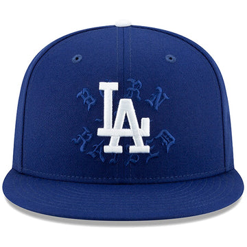Born X Raised New Era Dodgers Rocker Hat Blue