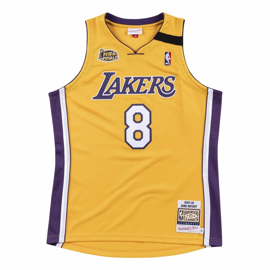 Mitchell & Ness Los Angeles Lakers Kobe Bryant Finals Home Jersey 1999-2000 Yellow (WORN)