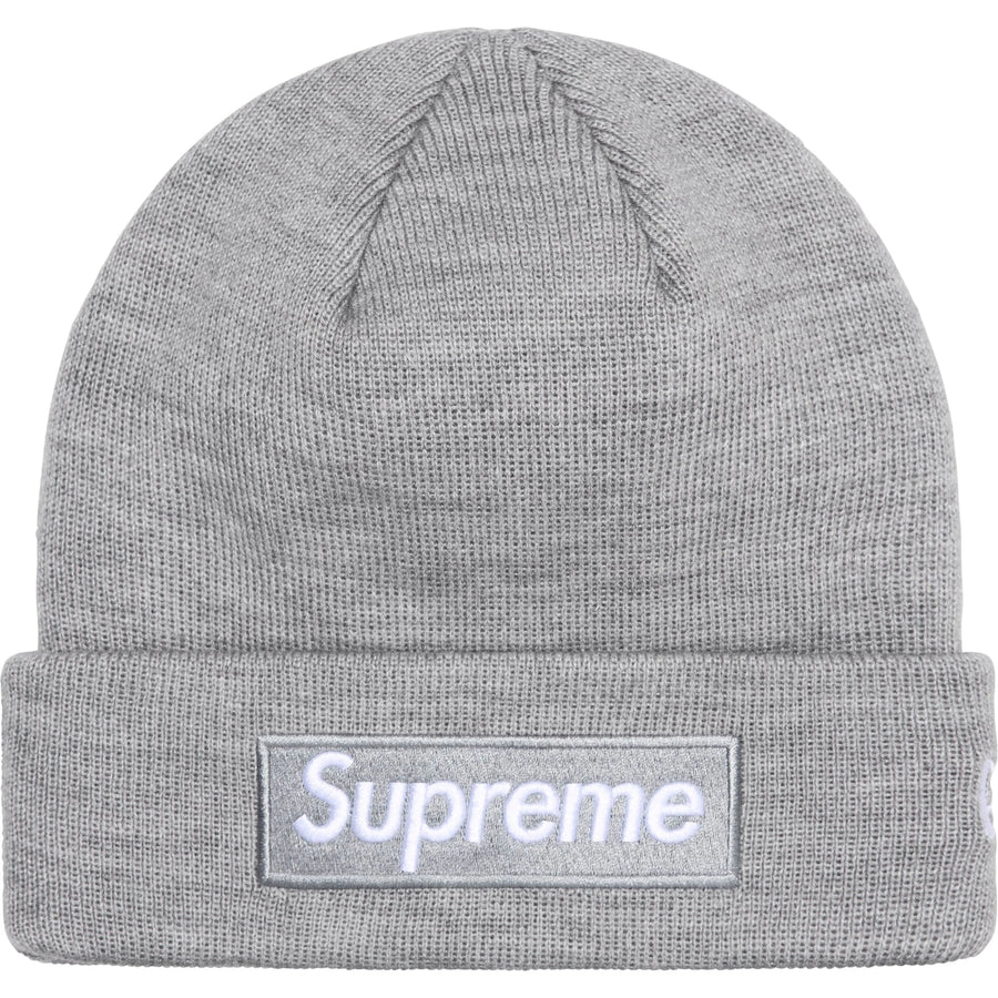 Supreme New Era Box Logo Beanie (FW24) Grey