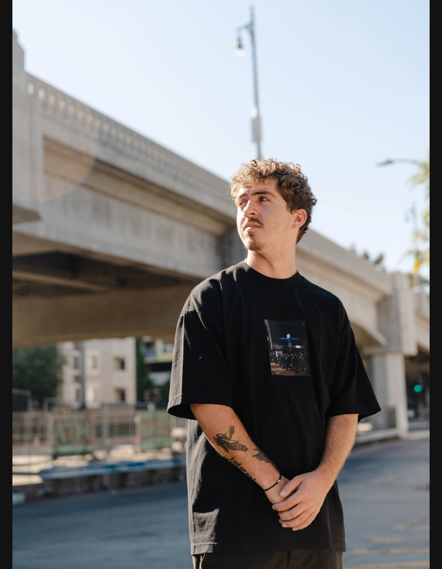 RIF LA 'NO KINGS' Tee Black