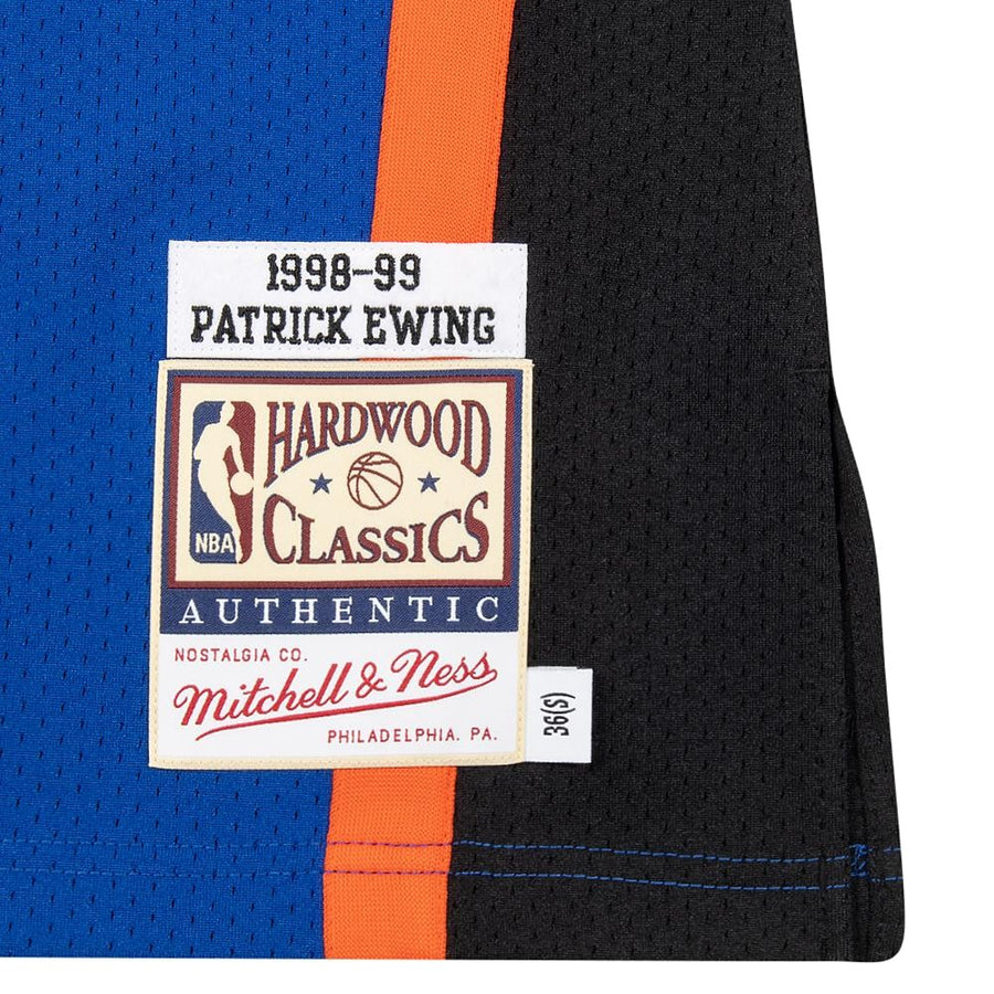 Mitchell & Ness New York Knicks Patrick Ewing Jersey 1998-1999 Blue