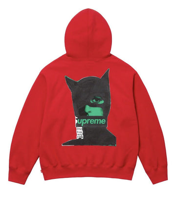 Supreme Catwoman Hooded Sweatshirt Red