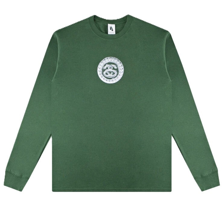 Nike x Stussy SS Link L/S Tee Gorge Green