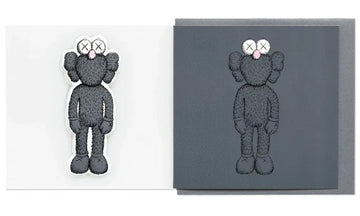 KAWS BFF Greeting Card + Puffy Sticker Black