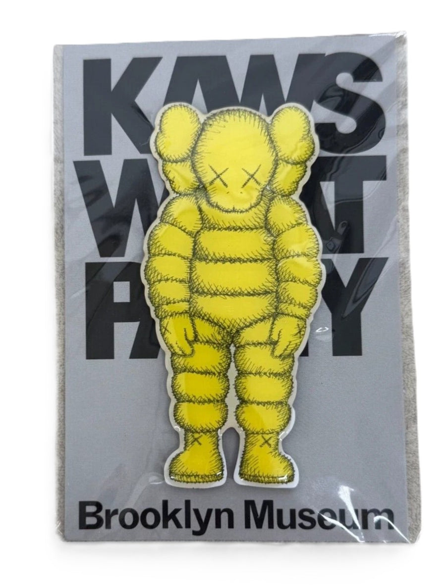 KAWS What Party Chum Magnet Yellow