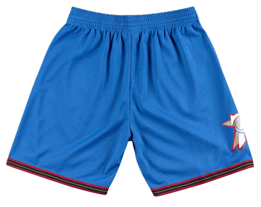 Mitchell & Ness '99-'00 Philadelphia 76ers Alternate Swingman Shorts Royal