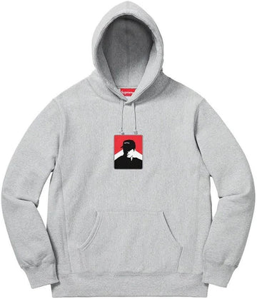 Supreme Portrait Hooded Sweatshirt Grey
